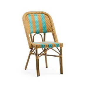 آؤٹ ڈور بسٹرو کرسیاں رٹن اور ٹیبل سیٹ