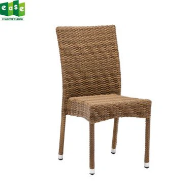 آؤٹ ڈور ریستوراں آنگن فرنیچر تھوک کے لئے رتن ویکر کافی شاپ کرسیاں